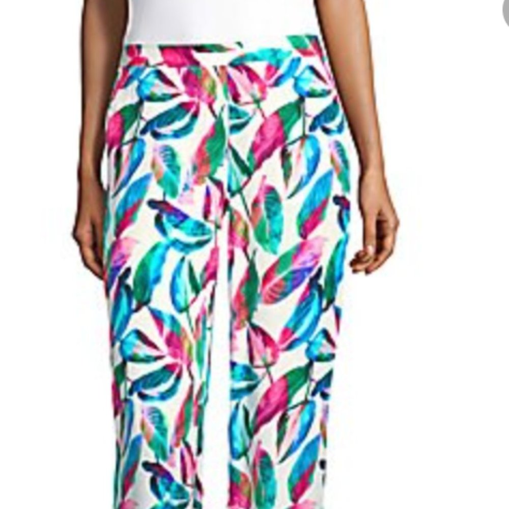 NWT Onia Mila Wide-Leg Coverup Pant
